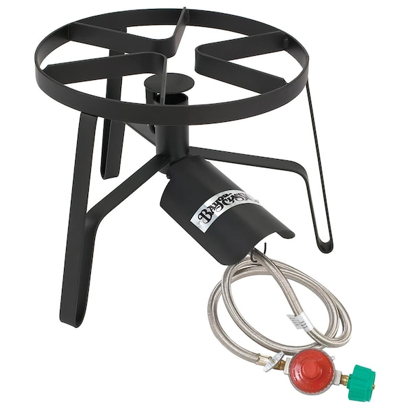 Bayou Classic 12 Inch Tall Jet Cooker with Flame Spreader BA50377 - main